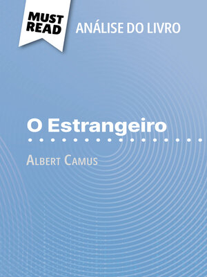cover image of O Estrangeiro de Albert Camus (Análise do livro)